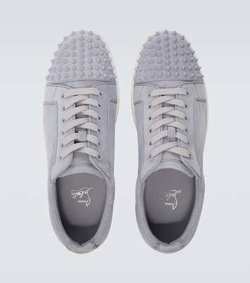 Louis Junior Spikes suede sneakers | Christian Louboutin
