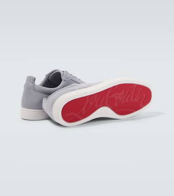 Louis Junior Spikes suede sneakers | Christian Louboutin