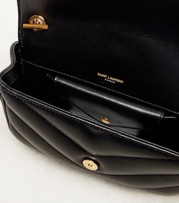 Loulou Mini leather crossbody bag | Saint Laurent