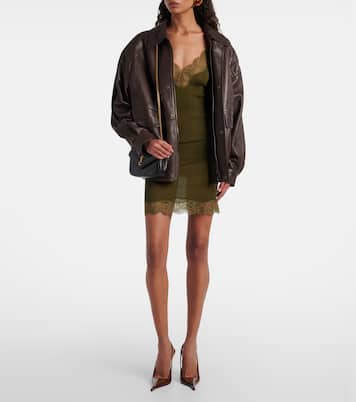 Loulou Mini leather crossbody bag | Saint Laurent