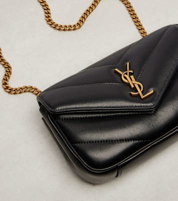 Loulou Mini leather crossbody bag | Saint Laurent