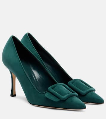 Maysale 90 suede pumps | Manolo Blahnik