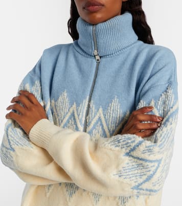 Hedda jacquard half-zip sweater | Varley