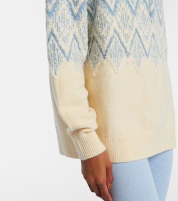 Hedda jacquard half-zip sweater | Varley