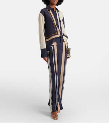 Printed silk shirt | SIR