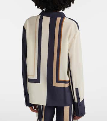 Printed silk shirt | SIR