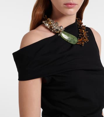 Asymmetric cotton top | Dries Van Noten