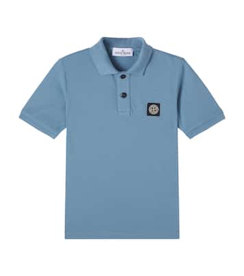 Polo en coton mélangé | Stone Island Junior