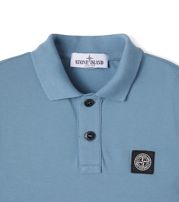 Polo en coton mélangé | Stone Island Junior