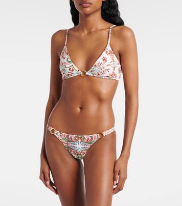 Greece printed bikini bottoms | Melissa Odabash