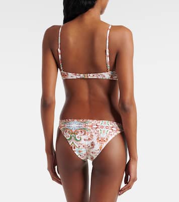 Greece printed bikini bottoms | Melissa Odabash