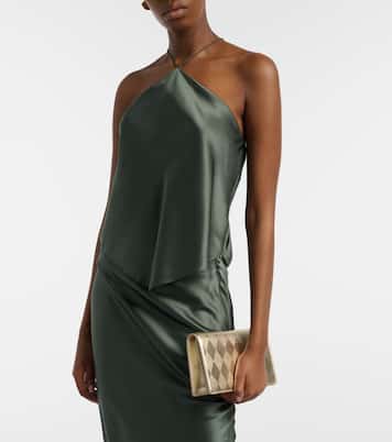 Halterneck silk charmeuse top | The Sei