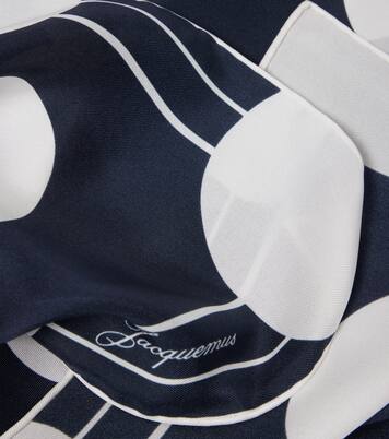 Cœur printed silk scarf | Jacquemus