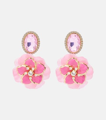Pendientes de clip florales adornados | Dolce&Gabbana