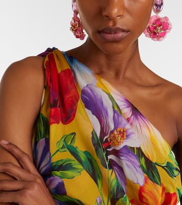 Pendientes de clip florales adornados | Dolce&Gabbana