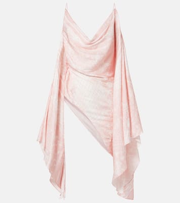 Printed asymmetric top | Balmain