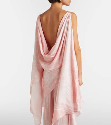 Printed asymmetric top | Balmain