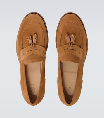 Tasseled suede penny loafers | Eleventy