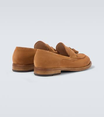 Tasseled suede penny loafers | Eleventy