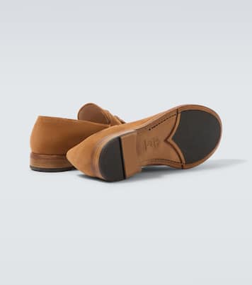 Tasseled suede penny loafers | Eleventy