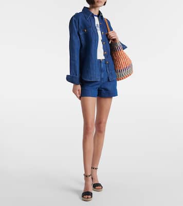 Sandales compensées Rockstud en cuir | Valentino Garavani