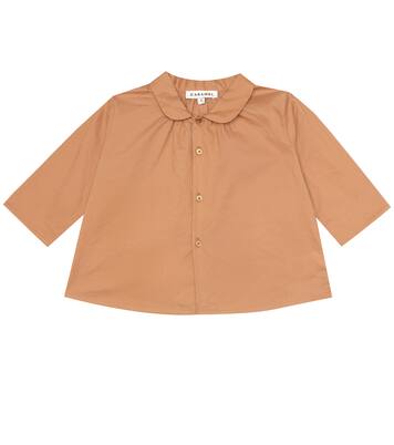 Baby Westminster cotton top | Caramel