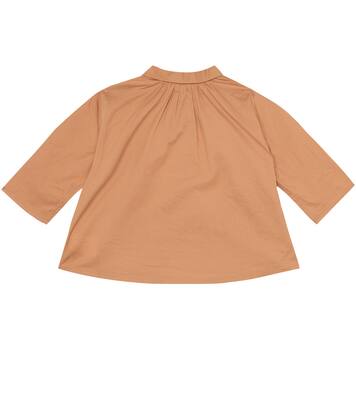Baby Westminster cotton top | Caramel
