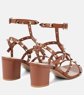 Sandalen Rockstud 65 aus Leder | Valentino Garavani