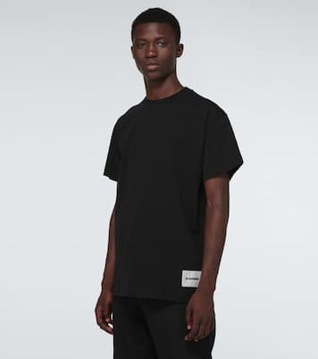 طقم تي شيرت من القطن من ثلاثة قطع | Jil Sander