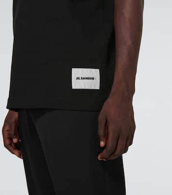 طقم تي شيرت من القطن من ثلاثة قطع | Jil Sander