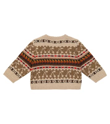 Baby Tahicia wool and cotton-blend sweater | Bonpoint