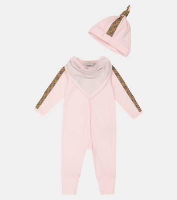 Bebé - set en mezcla de algodón con cuadros | Burberry Kids