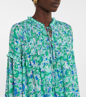 Blouse Clara à fleurs | Poupette St Barth