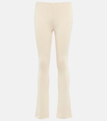 High-Rise Hose aus Häkelstrick | Magda Butrym