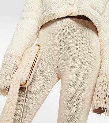 High-Rise Hose aus Häkelstrick | Magda Butrym