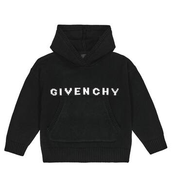 Sweat-shirt à capuche en laine et cachemire | Givenchy Kids
