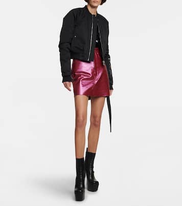 Beschichteter Jeansrock | Rick Owens