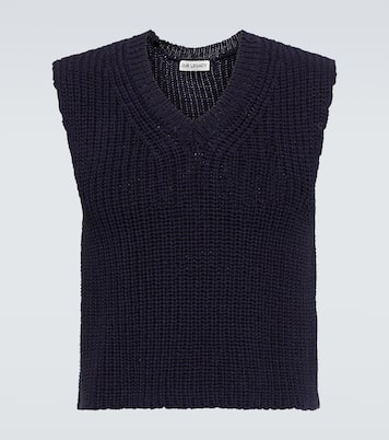 Intact ribbed-knit cotton sweater vest | Our Legacy