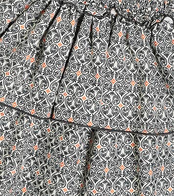 Mallorca printed smocked dress | Suncracy