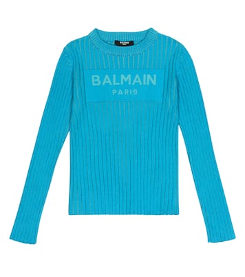 Pullover aus Baumwolle | Balmain Kids