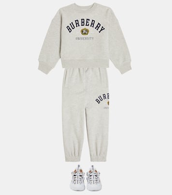 Logo cotton sweatpants | Burberry Kids