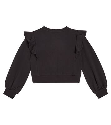 Logo cotton-blend jersey sweatshirt | Moschino Kids