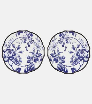 Herbarium set of two accent plates | Gucci