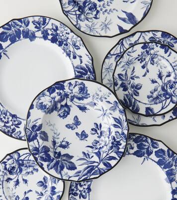 Herbarium set of two accent plates | Gucci