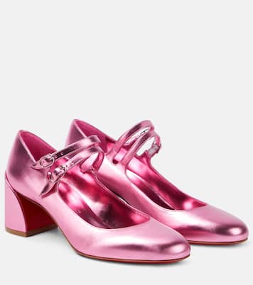 Miss Jane leather Mary Jane pumps | Christian Louboutin