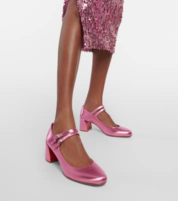 Miss Jane leather Mary Jane pumps | Christian Louboutin