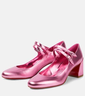 Miss Jane leather Mary Jane pumps | Christian Louboutin
