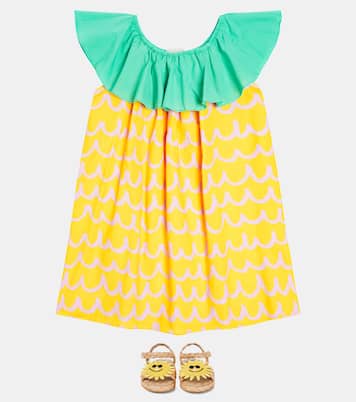 Pineapple cotton dress | Stella McCartney Kids
