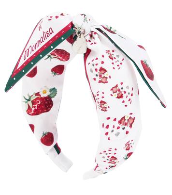 Bow-detail printed headband | Monnalisa
