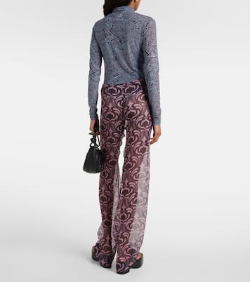 Gerade Hose Pachas aus Seide | Dries Van Noten